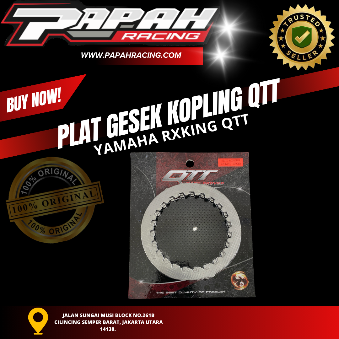 PLAT GESEK KOPLING QTT YAMAHA RXKING QTT